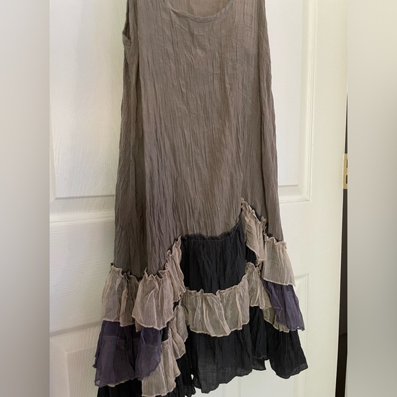 Cecico taupe tunic M - Picture 2 of 4
